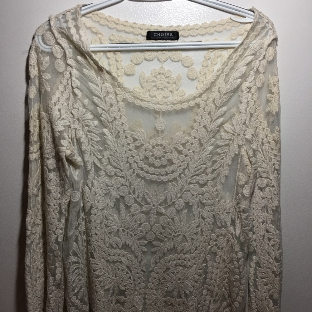 Choie’s Women’s ivory blouse